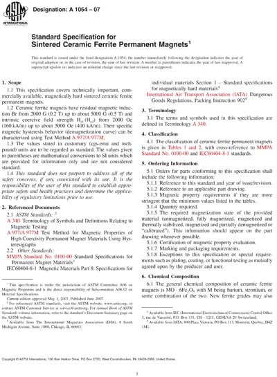 Standards PDF Cover Page