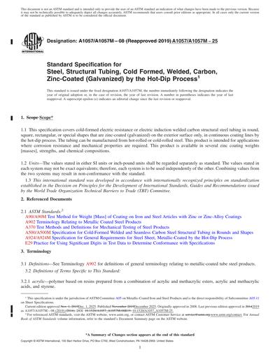 ASTM A1057/A1057M-25 Red - Standard Specification for Steel, Structural ...