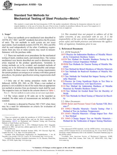 Standards PDF Cover Page