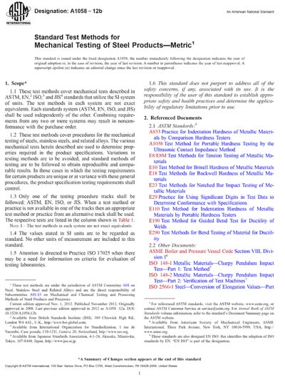 Standards PDF Cover Page