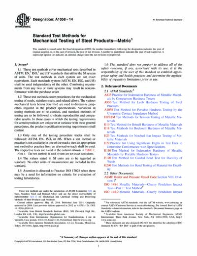 Standards PDF Cover Page