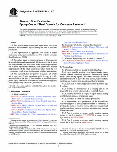 Standards PDF Cover Page