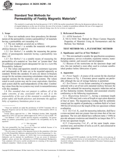 Standards PDF Cover Page