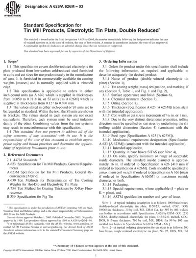 Standards PDF Cover Page