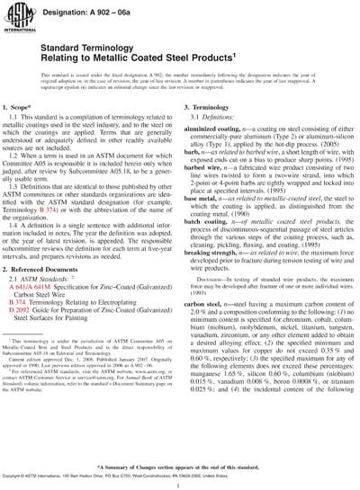 Standards PDF Cover Page