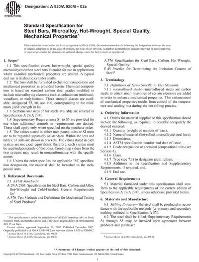 Standards PDF Cover Page