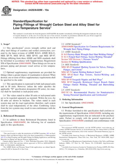 Standards PDF Cover Page