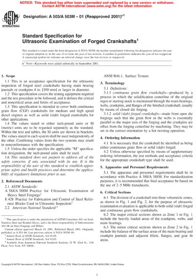 Standards PDF Cover Page
