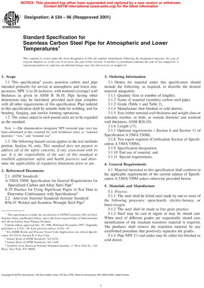 Standards PDF Cover Page