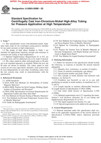 Standards PDF Cover Page