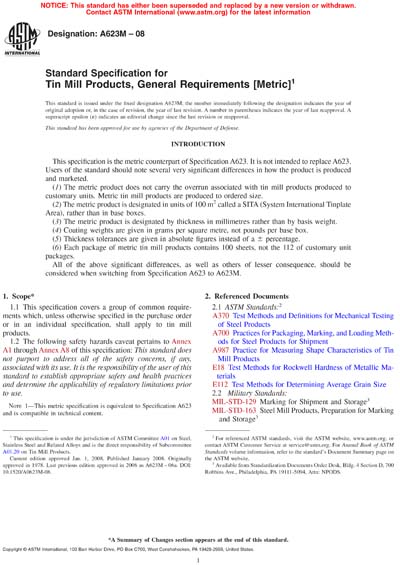 Standards PDF Cover Page