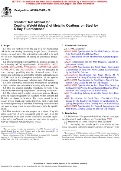 Standards PDF Cover Page