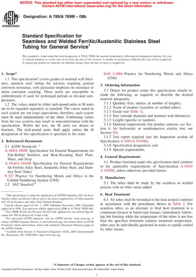 Standards PDF Cover Page