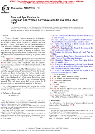 Standards PDF Cover Page