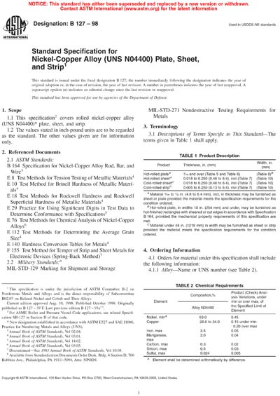 Standards PDF Cover Page