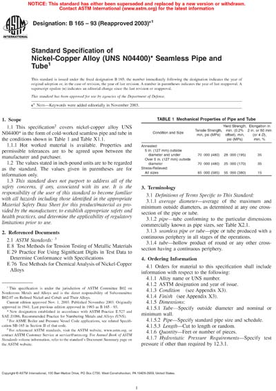 Standards PDF Cover Page