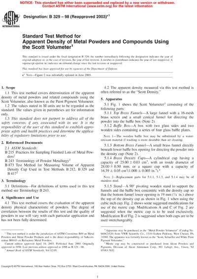 Standards PDF Cover Page
