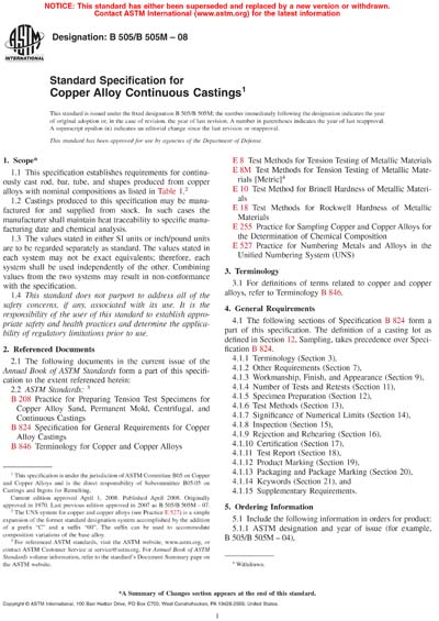 Standards PDF Cover Page