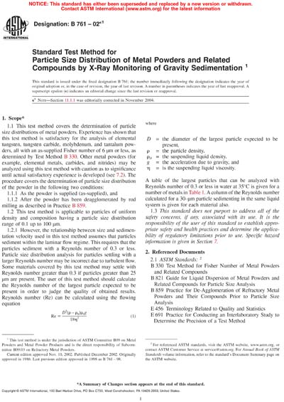 Standards PDF Cover Page