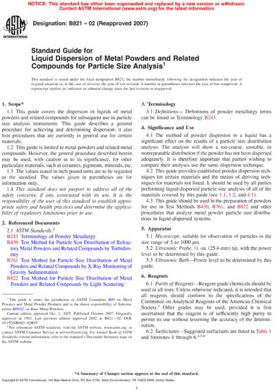 Standards PDF Cover Page