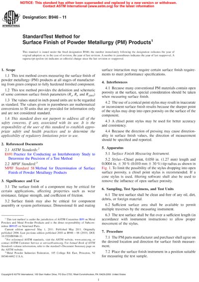 Standards PDF Cover Page