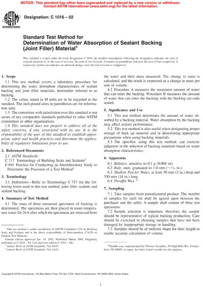 Standards PDF Cover Page