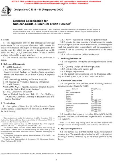 Standards PDF Cover Page