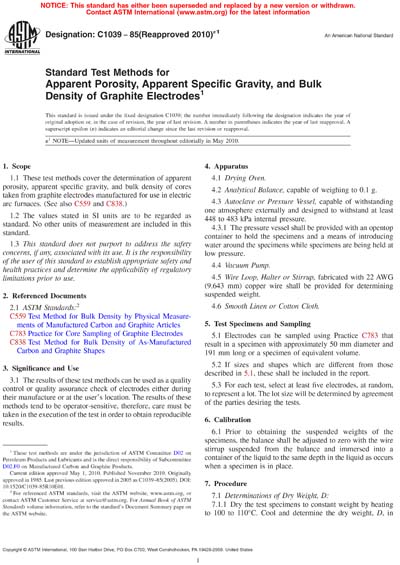 Standards PDF Cover Page