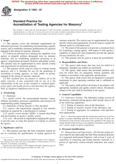 Standards PDF Cover Page