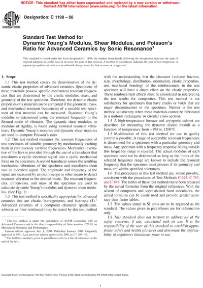 Standards PDF Cover Page