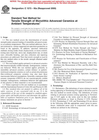 Standards PDF Cover Page