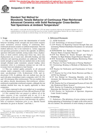 Standards PDF Cover Page