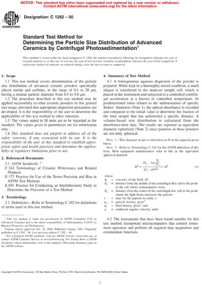 Standards PDF Cover Page
