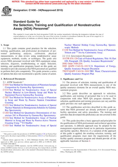 Standards PDF Cover Page