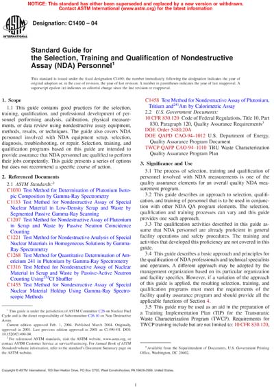 Standards PDF Cover Page