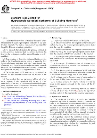 Standards PDF Cover Page
