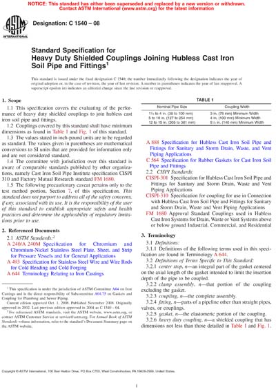 Standards PDF Cover Page