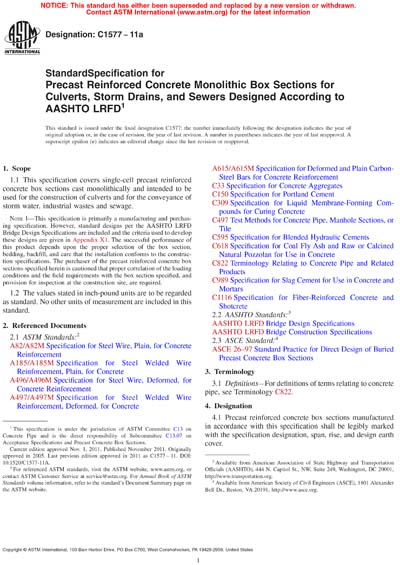 Standards PDF Cover Page