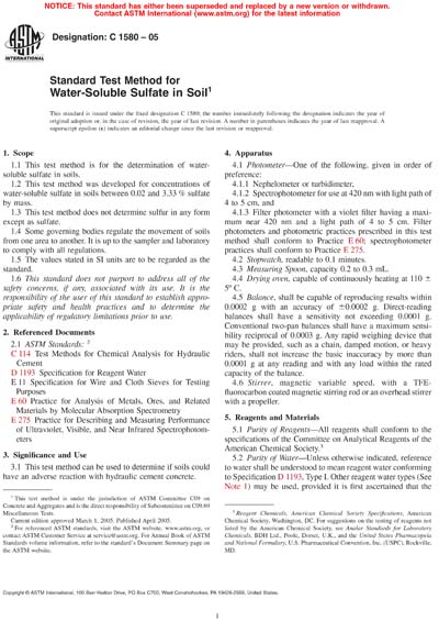 Standards PDF Cover Page
