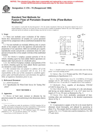 Standards PDF Cover Page