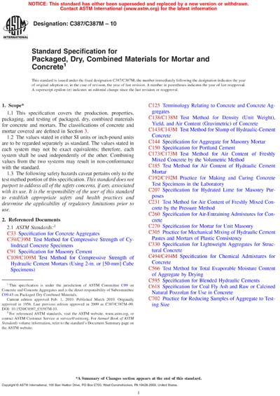 Standards PDF Cover Page