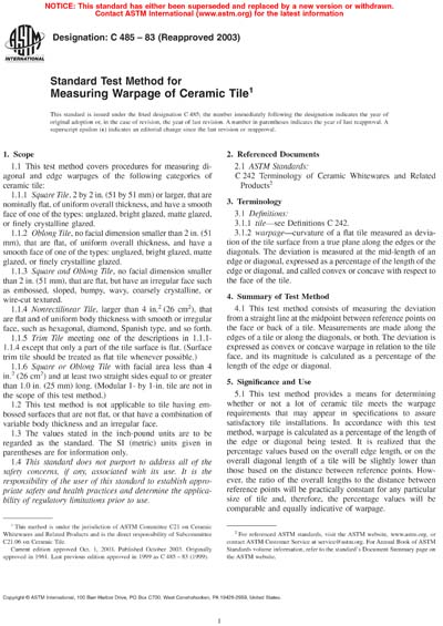 Standards PDF Cover Page