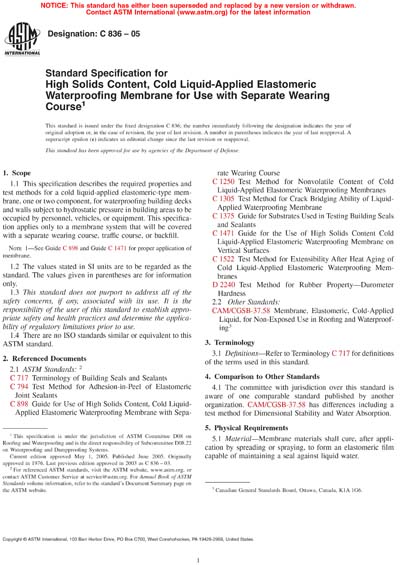 Standards PDF Cover Page