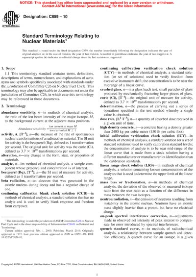 Standards PDF Cover Page