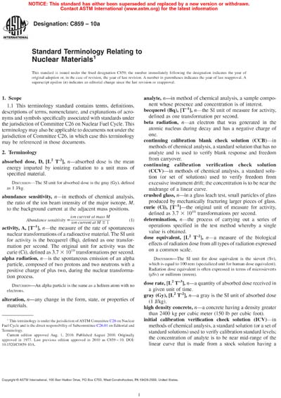 Standards PDF Cover Page