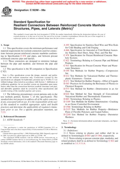 Standards PDF Cover Page