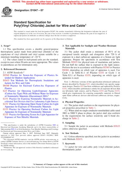 Standards PDF Cover Page