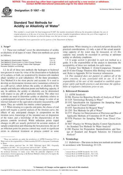 Standards PDF Cover Page