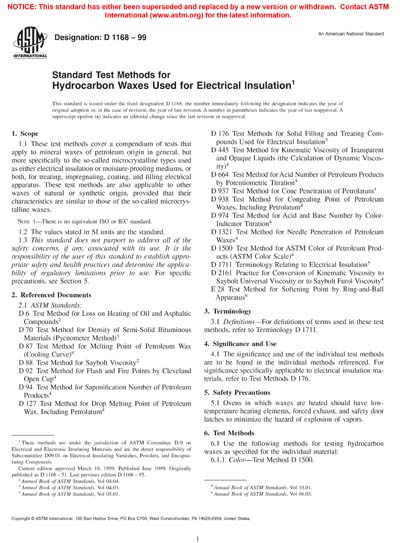 Standards PDF Cover Page