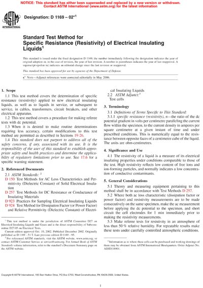 Standards PDF Cover Page